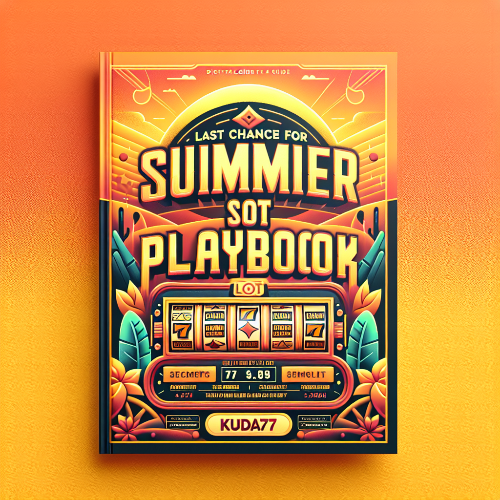 Last Chance for Summer Wins: Kuda77's Slot Playbook