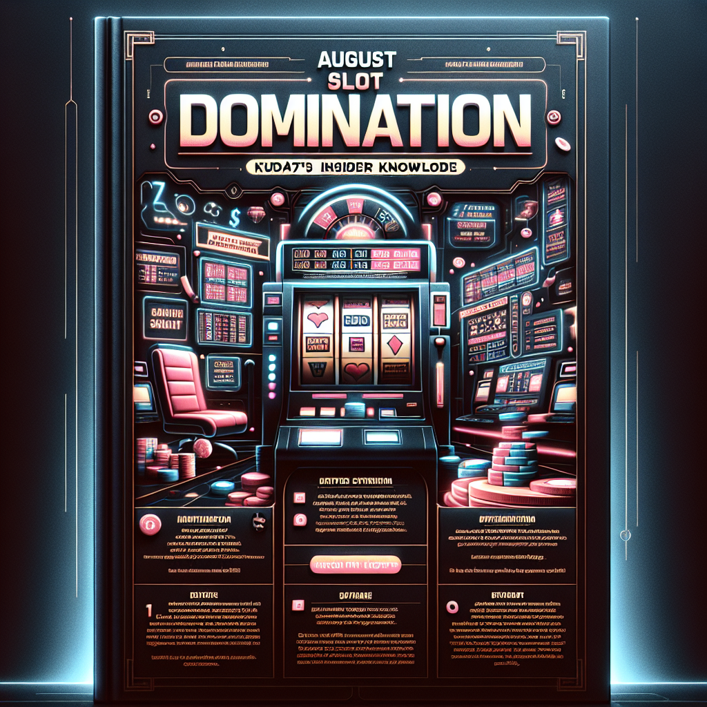 August Slot Domination: Kuda77's Insider Knowledge