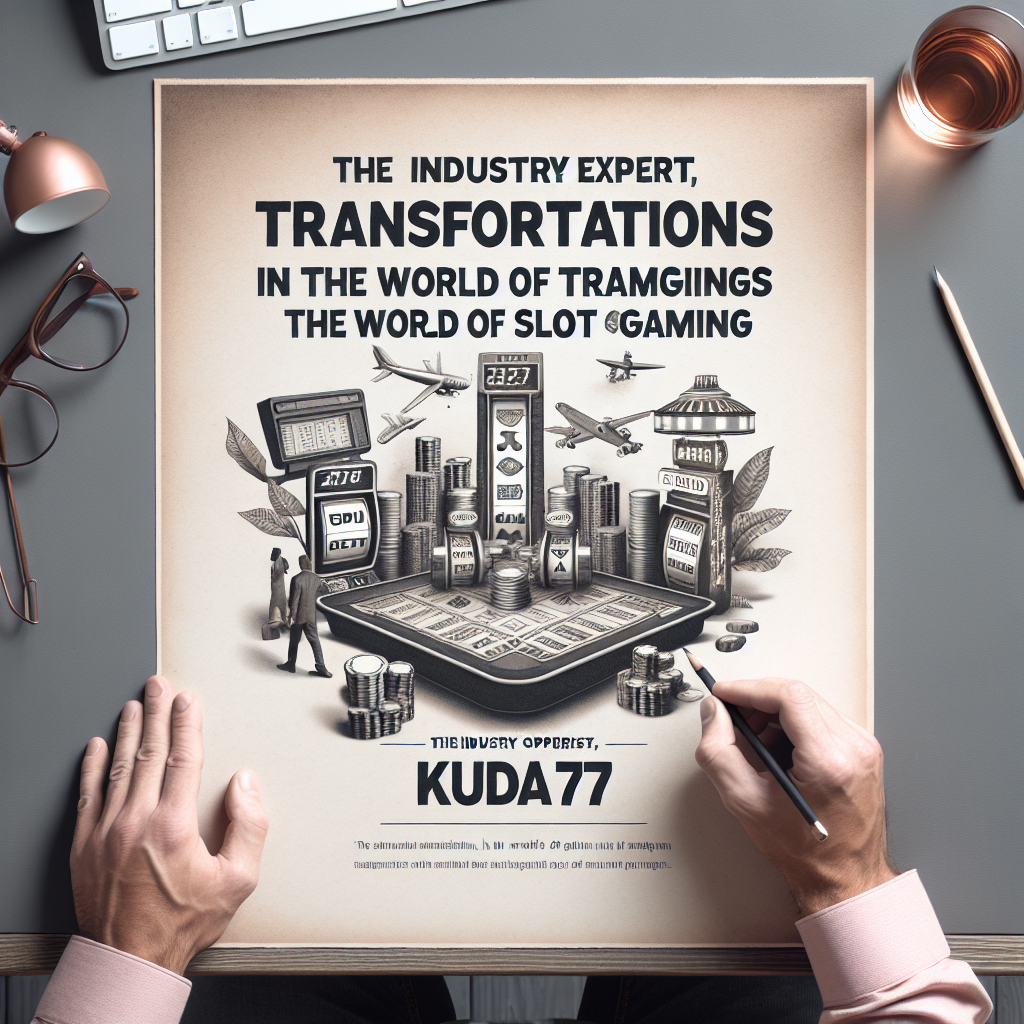 The industry expert, Kuda77 anticipates transformations, in the world of slot gaming by October 2024.